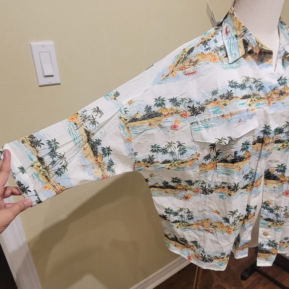 ZARA palm tree print shirt size S - Picture 6 of 8